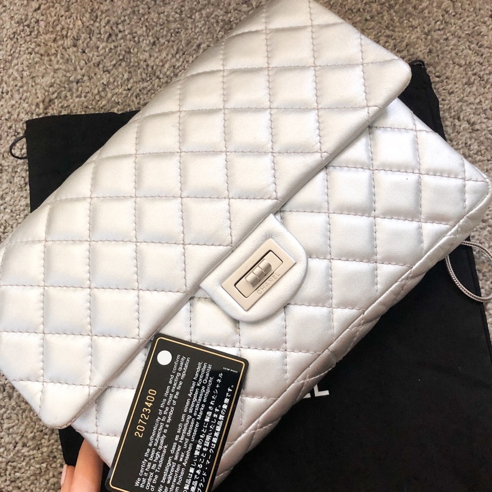 Authentic Chanel Reissue Clutch With Chain Flap